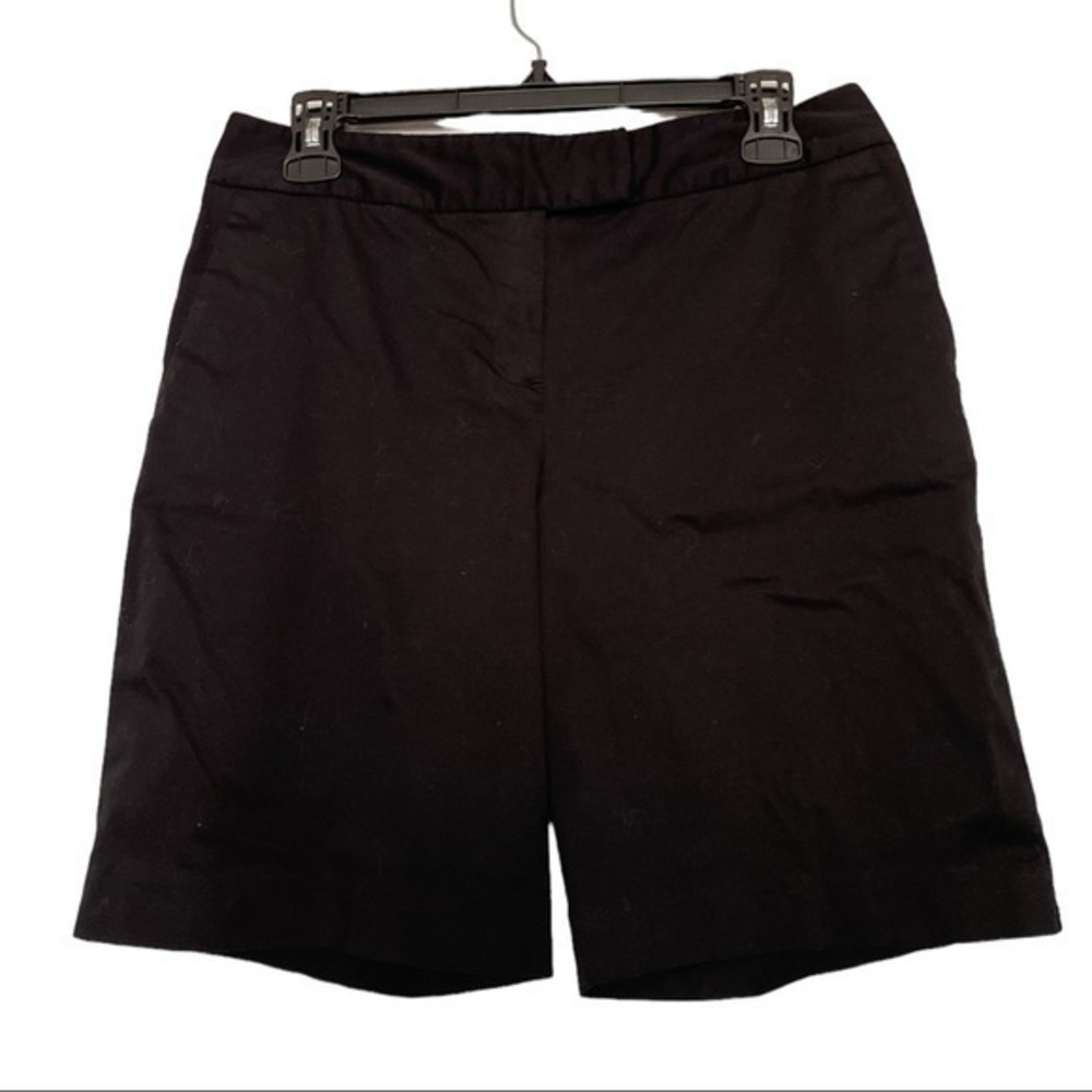Ann Taylor Black Bermuda Shorts Sz 8 EUC #7544